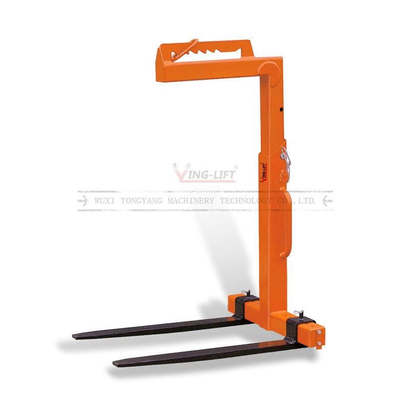 Manual Balance Pallet Crane Fork, Lifting Attachment