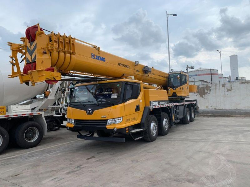 China Top 50 Ton Crane Truck Used Mobile Crane Qy50kd Lifting Crane Price