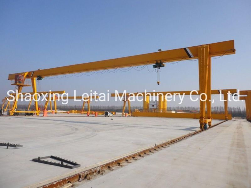 Fem Standard 6.3t Box Type Single Girder Gantry Crane with Electric Hoist