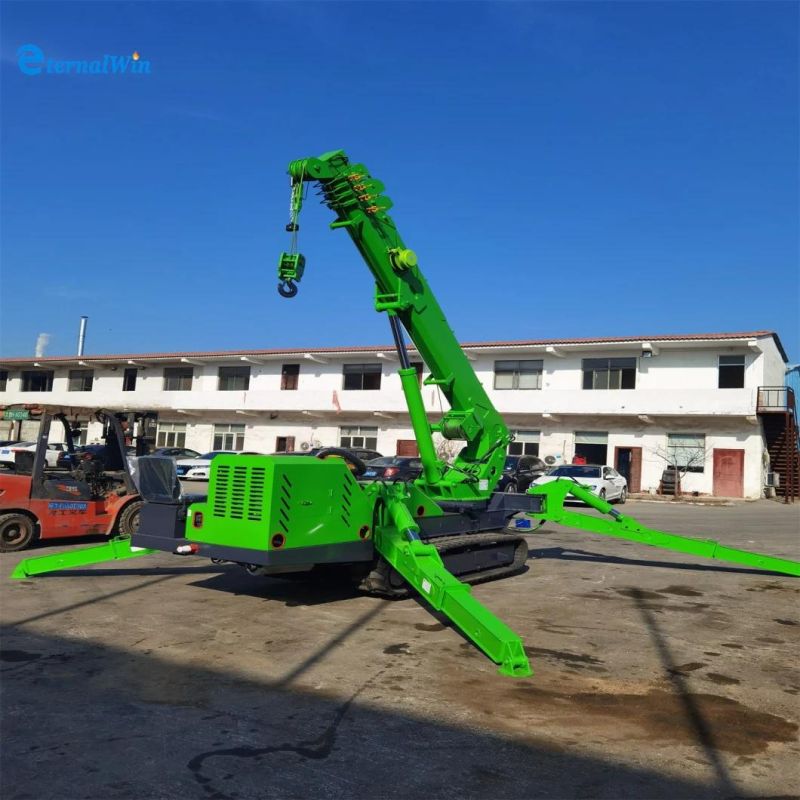 10ton Small Mini Crawler Spider Crane for Sales