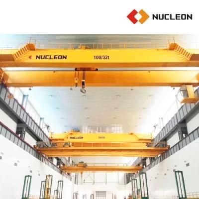 Maintenance Facility Double Girder Eot Crane 100 Ton