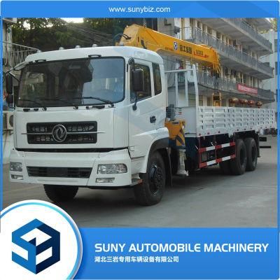 12t Crane Mounted Cargo Truck with Loading Crane