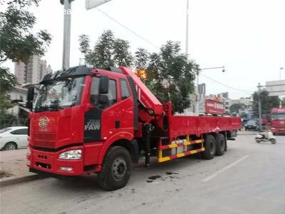 Spk36080 Model 8.5ton Telescopic Boom Truck-Mounted Knuckle Boom Crane with 8.5tons Knuckle Boom Lift Loading Mounted Mobile Truck Crane