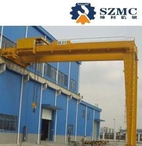 Lifting Machine&#160; Bmh Single Girde Semi Gantry Crane with Electric Hoistfor Warehouse, Workshop Using