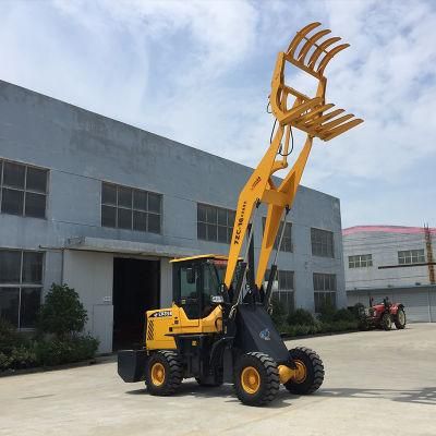 Crawler Track Grasping Grass Machine, Grasper with Forklift Wheel Loader