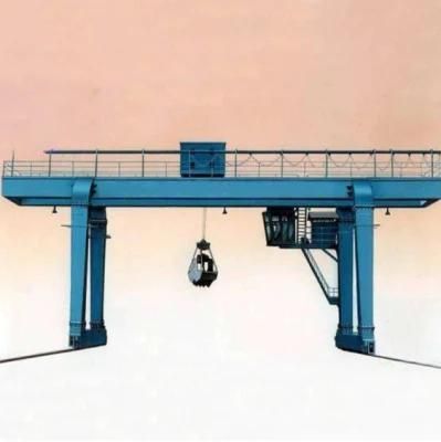 Mobile Bulk Cargo Grab Bucket Gantry Crane