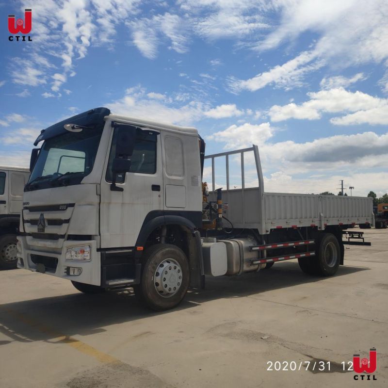 Sinotruck/Sinotruk/HOWO/Sino 4X2 3 Tons Straight Arm Truck Crane for Mounted/Mobile/Hydraulic