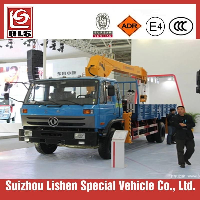 Cargo Truck with Mounted Crane for Sale