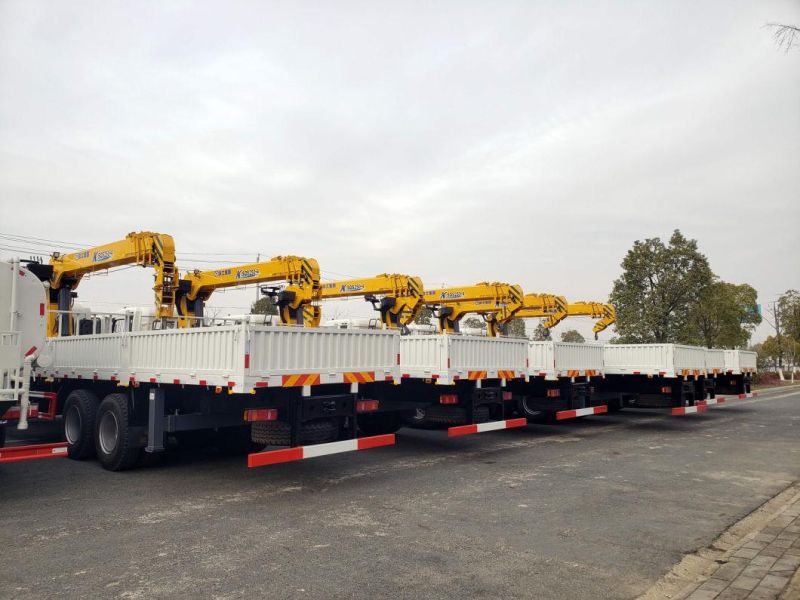Dongfeng 6X4 10ton Truck Mounted Straight 4-Arm Telescopic Crane 10 Wheels Hoisting Truck with Cranes