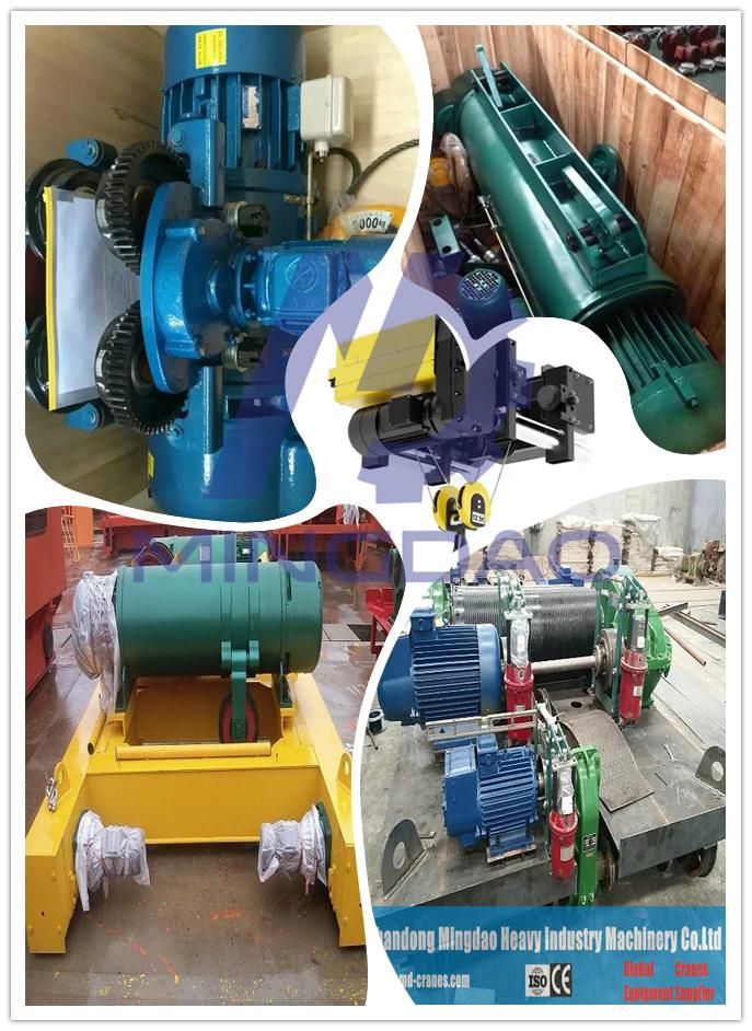 Qdz Model Double Girder Grab Bucket 2t Overhead Bridge Crane