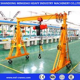 Mobile Aluminum Alloy Steel Mini Indoor Portable Gantry Crane