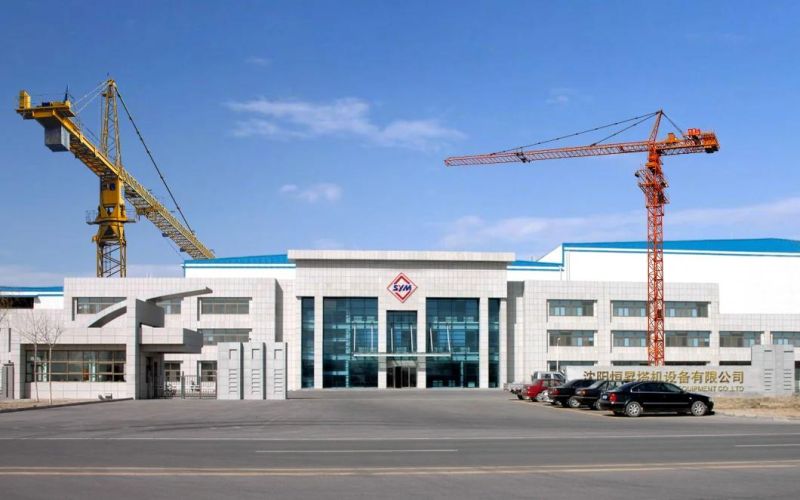 3 Ton 5 Ton 10 Ton Concrete Bucket Tower Crane for Sale 6 Ton 15 Ton 20 Ton Chinese