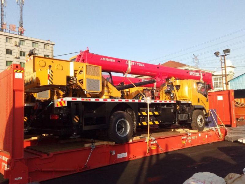 12ton Telescopic Hydraulic Truck Crane with 32m Fully Extended Boom Stc120c