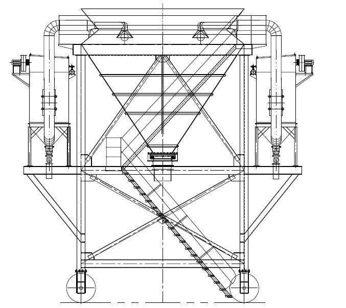 Movable Dedusting Hopper for Port Clinker Discharging