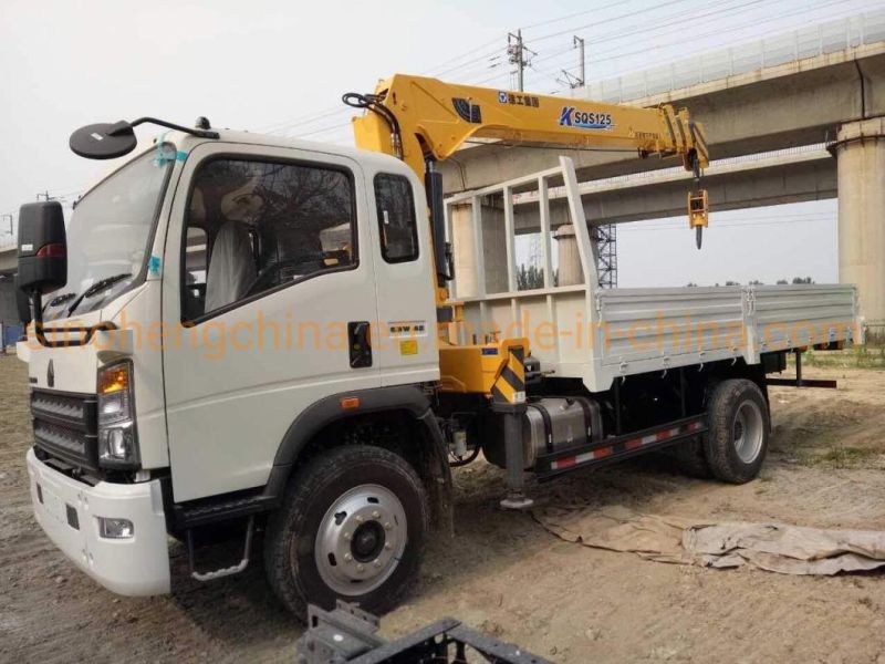 Foton Chasis 3.2 Ton Truck Mounted Crane, Telescopic Boom