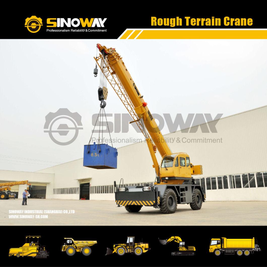 25 Ton 4X4 Mobile Crane, Rough Terrain Crane for Sale