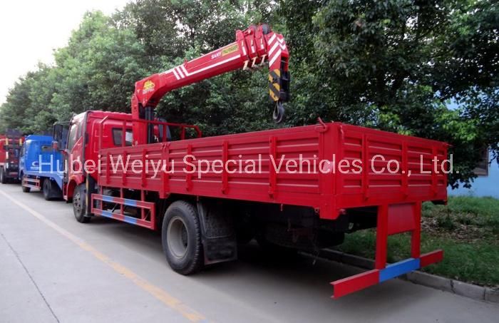 China Cheap Price with High Quality FAW Telescopic Boom Truck Crane 6.3tons 8ton Truck Mounted with Crane