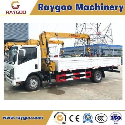 Brand New 3 Ton Truck-Mounted Crane Sq3.2sk2q Telescopic Boom Crane Truck