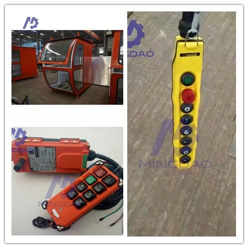 Qdz Model Double Girder Grab Bucket 2t Overhead Bridge Crane