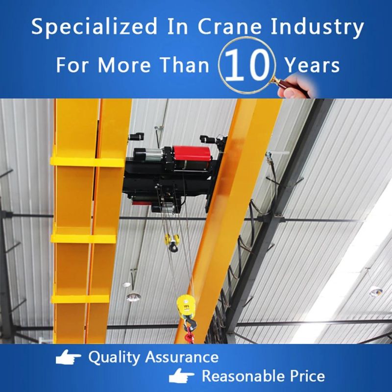 Lh Model 20 Ton Double Beam Crane Price for Factory