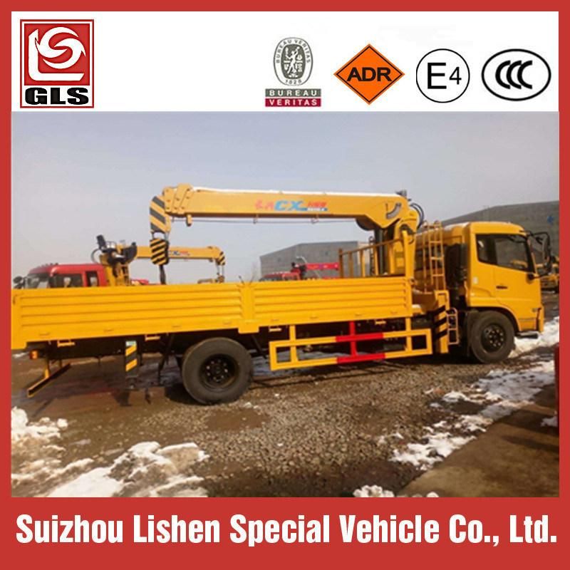 8 Ton Stiff Boom Crane Mounted Truck 8ton Crane Truck