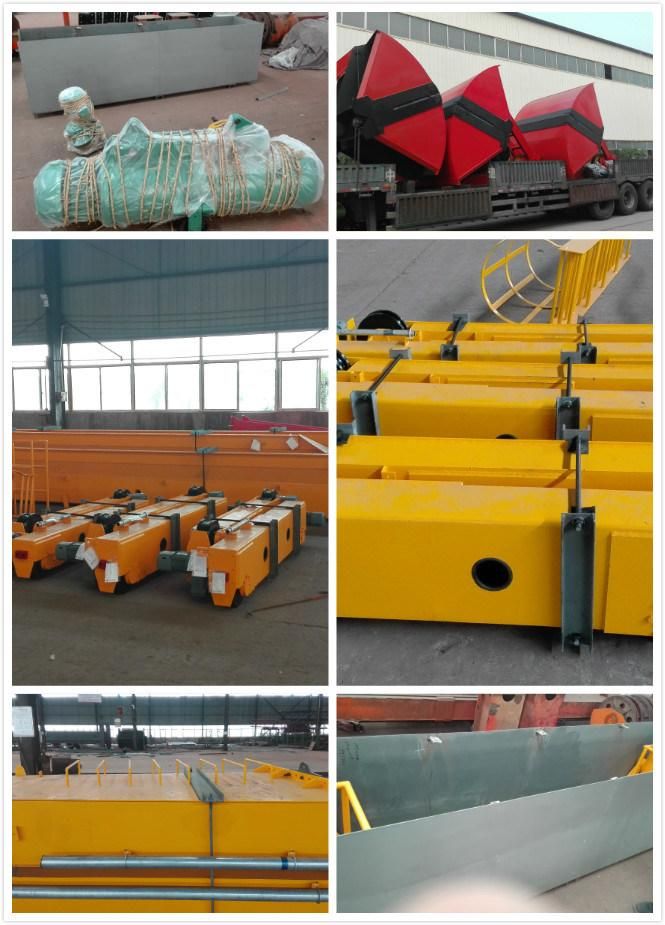 Qd Drawing Specification Gearbox Electric Hoist 25 30 35 50 120 Ton Bridge Weight Beam Double Girder Overhead Travelling Crane