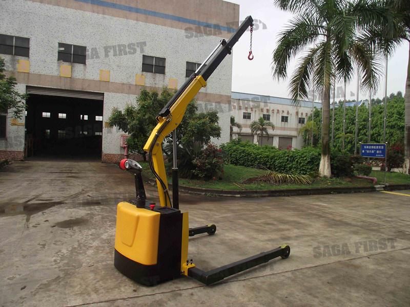 1t Foldable Electric Extended Boom Telescopic Crane