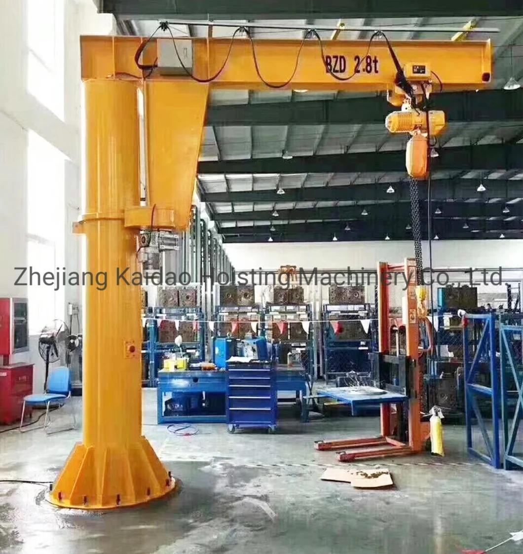 3ton Garage Factory Shop Electric Lifting Overheadf Jib Crane