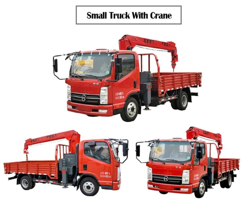 Strong Power Hydraulic Truck Mounted Crane Machine Small Construction Mobile Cranes Price for Sale