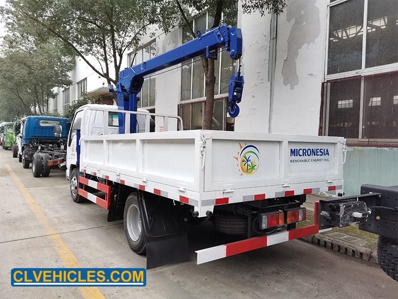 Hydraulic 5 Tons Telescopic Boom Truck Mounted Crane