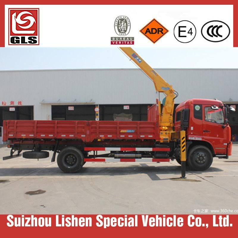 Factory Dongfeng 6.3ton 8ton 4X2 Truck with Crane