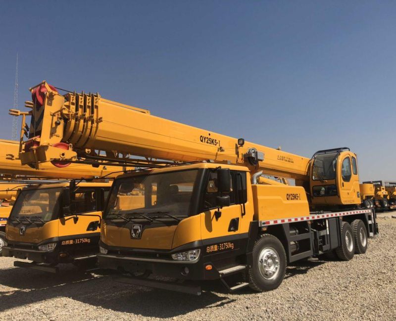 Chinese Famous Brand Lifting Machine 25ton Truck Crane Qy25K5-I