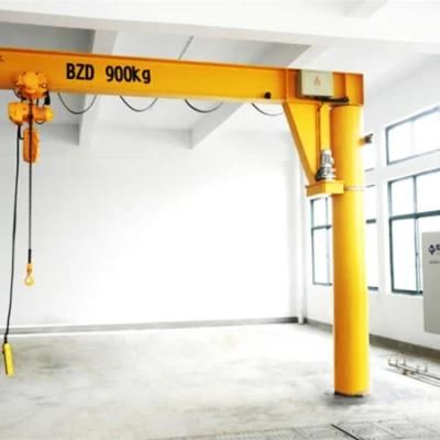 Pillar Jib Crane Electric Rotated Lifting Equipment with Best Price 5t