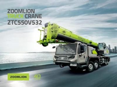 2020 New Truck Cranes 55 Ton Zoomlion Mobile Crane ZTC550V532