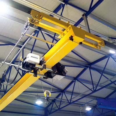 European Type Workshop Electric Traveling Overhead Bridge Crane Price