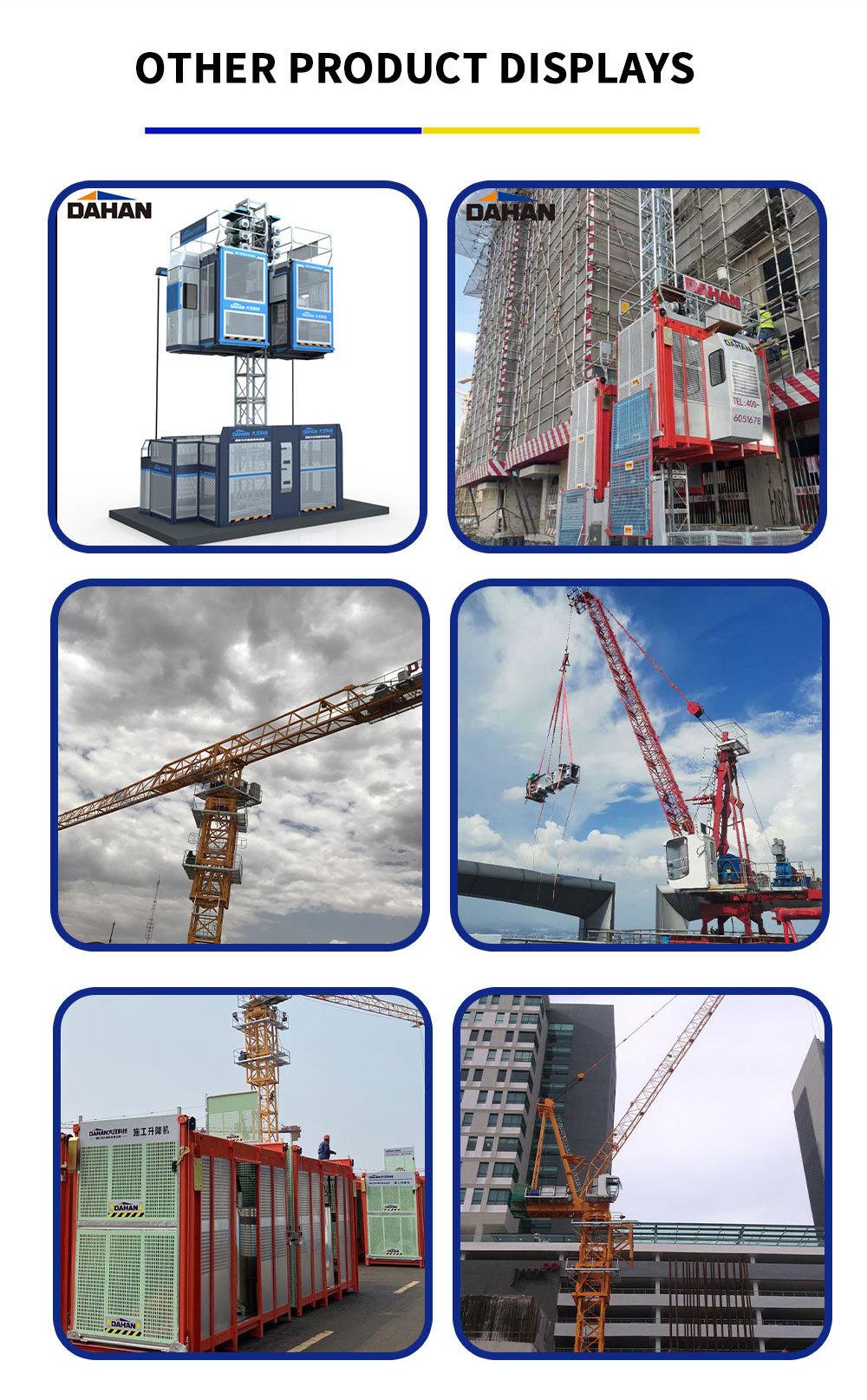 China-Made Fixed Assembled Tower Cranes Customize Their Weight and Height