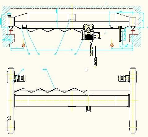 Ld Type Single Girder Overhead Crane (2-20 Ton)