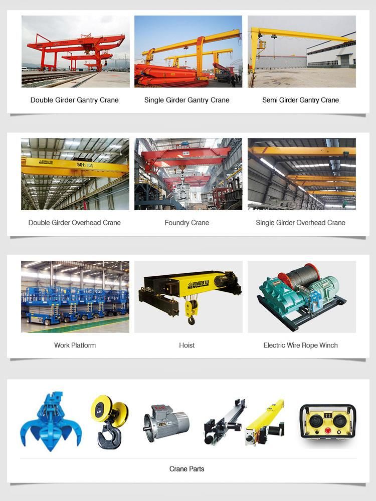 Single Girder Electric Traveling Hoist Gantry Crane