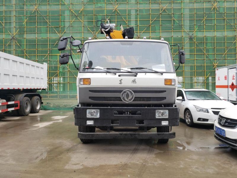 Low Price Dongfeng Tianlong Cargo Truck Mounted Crane 12 Ton Truck Crane for Sale