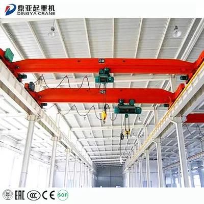 Dy The Newest Style 10ton 20ton 30ton 50ton European Double Girder Bridge Crane with Wireless Remote Control