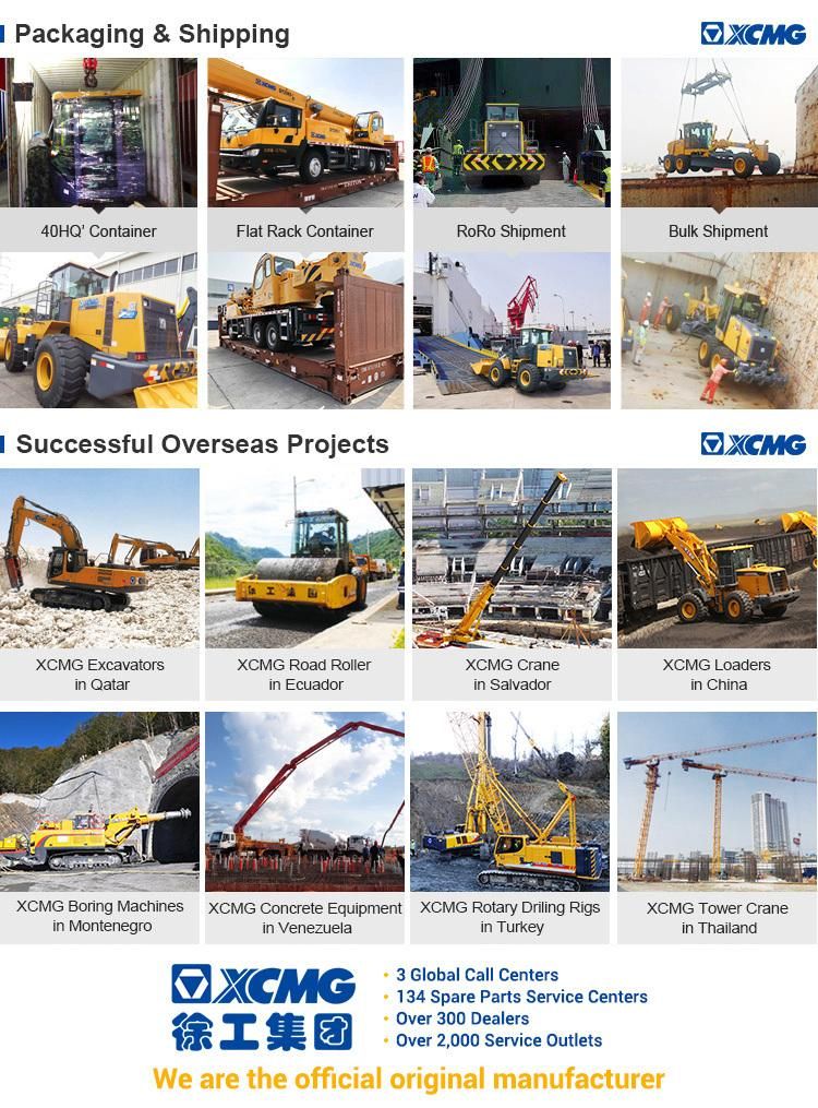 XCMG Official 55 Tons Telescopic Crawler Crane Price Xgc55