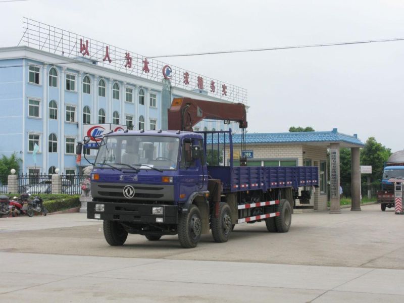 China Flatbed Truck with Crane 4 Ton 5 Ton 6 Ton 8 Ton 10 Ton 12 Ton 16 Ton Truck Mounted Crane Hiab Palfinger Telescopic Boom Knuckle Boom Mini Crane Truck