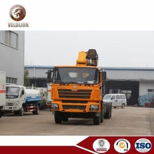 Shacman F3000 15 Ton 16ton 20ton Flatbed Truck with Crane (5 telescopic booms)