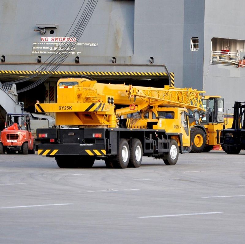 China 25t Mobile Crane with 5-Booms Qy25K5d 25ton 50ton Mobile Cranes for Sale