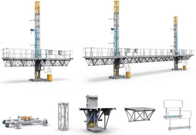 STC Mast Climber Rack and Pinion Platform