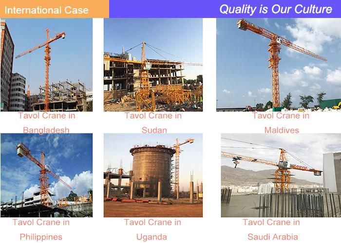 Construction China 6 Tons Tower Crane Price