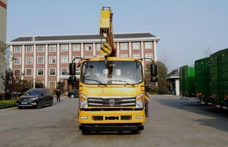 Straight Arm Truck Mounted Mobile Crane 8tons Heavy Duty Telescoping Boom Crane Truck