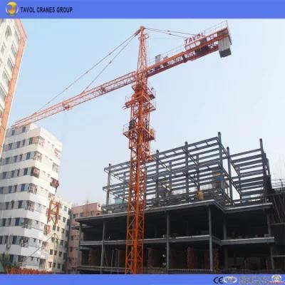 10t New Building Hammer-Head Qtz160 (6516) Crane Tower
