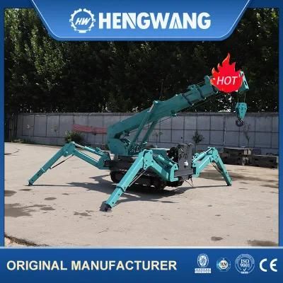 3ton Spider Mini Hydraulic Telescopic Crane with 360 Degree Rotation