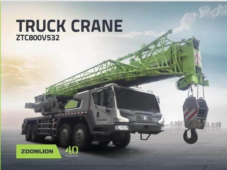 Zoomlion 80tons Truck Crane Ztc800V532